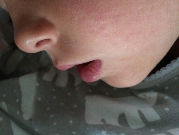 Nothing creepy about taking photos of sleeping children, right?